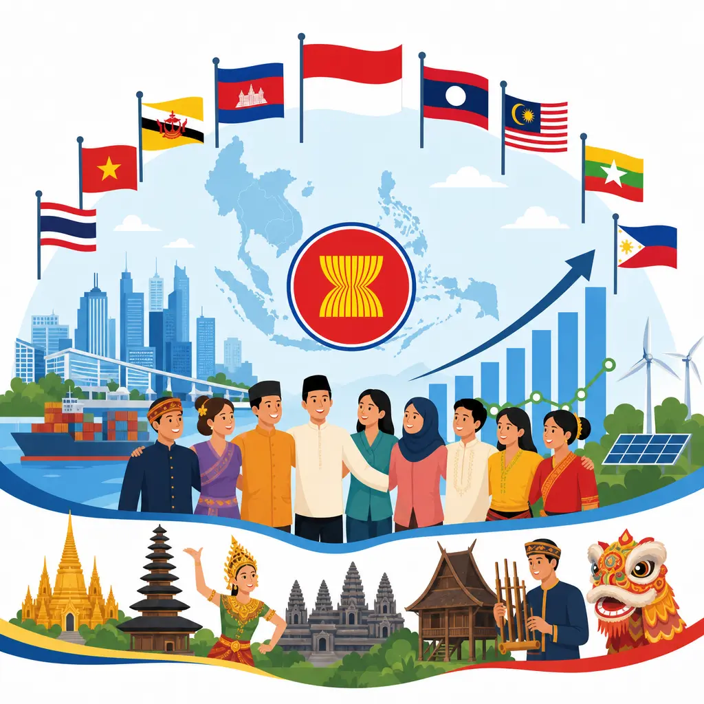 Peran Indonesia di ASEAN Bidang Sosial Budaya dan Ekonomi