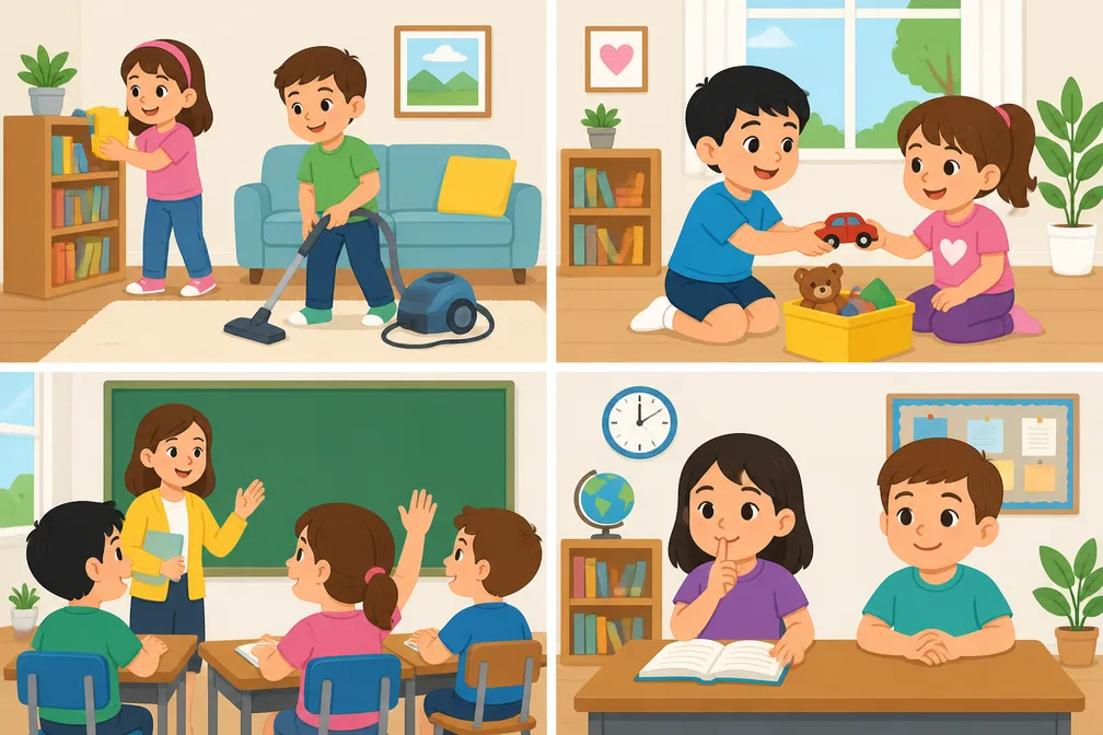 Yuk, Patuhi Aturan Rumah dan Sekolah Bersama!